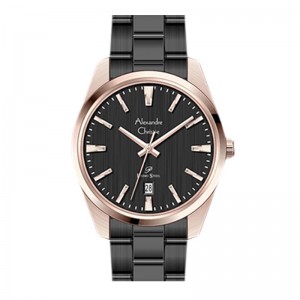 Alexandre Christie AC 1035 Rosegold Black Man MDBBRBA